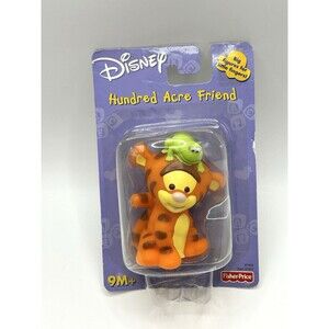 Fisher Price Disney Hundred Acre Friend Baby Tigger Frog Squishy Toy Figure New